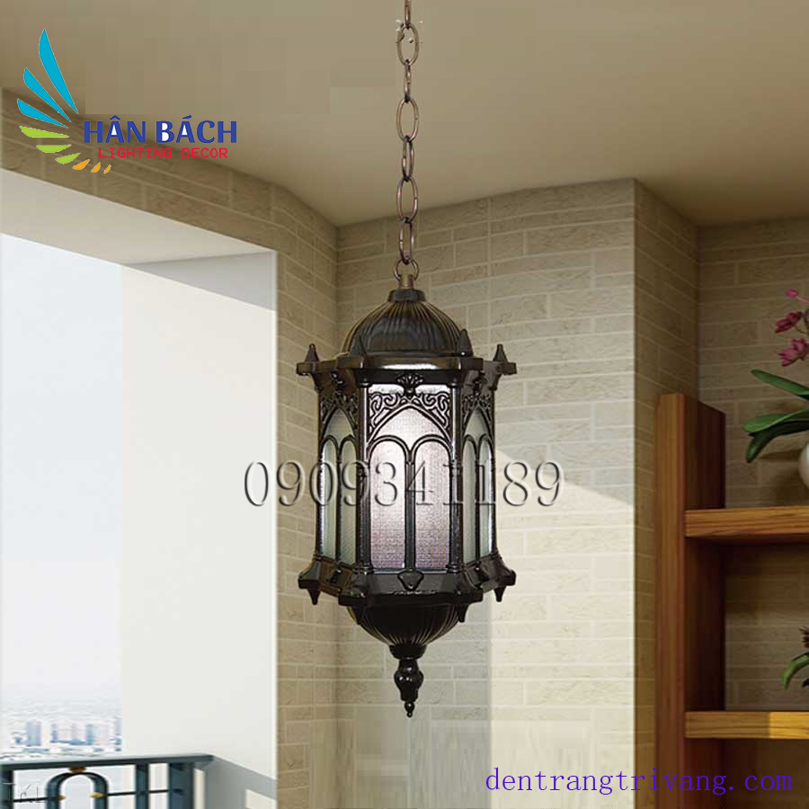 Đèn thả ban công đèn thả ngoài trời - tặng kèm bóng