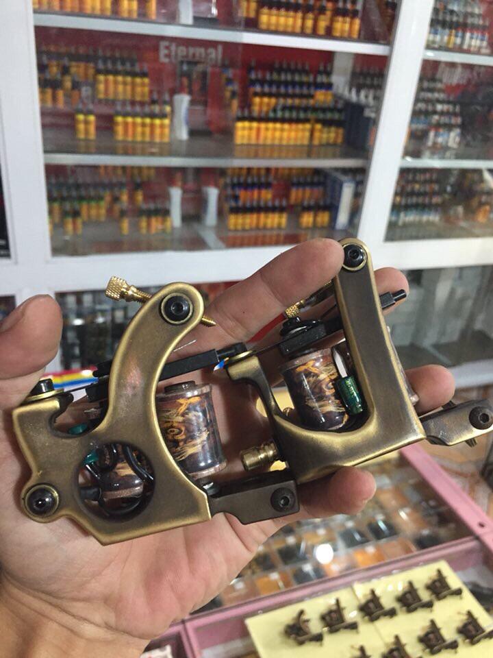 Bộ đôi máy xăm khung đồng