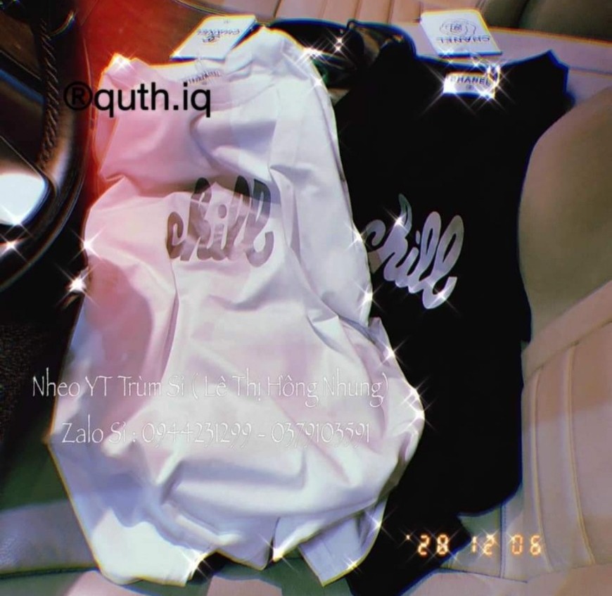 Áo thun phản quang bạc Chill (CHỤP FLASH)