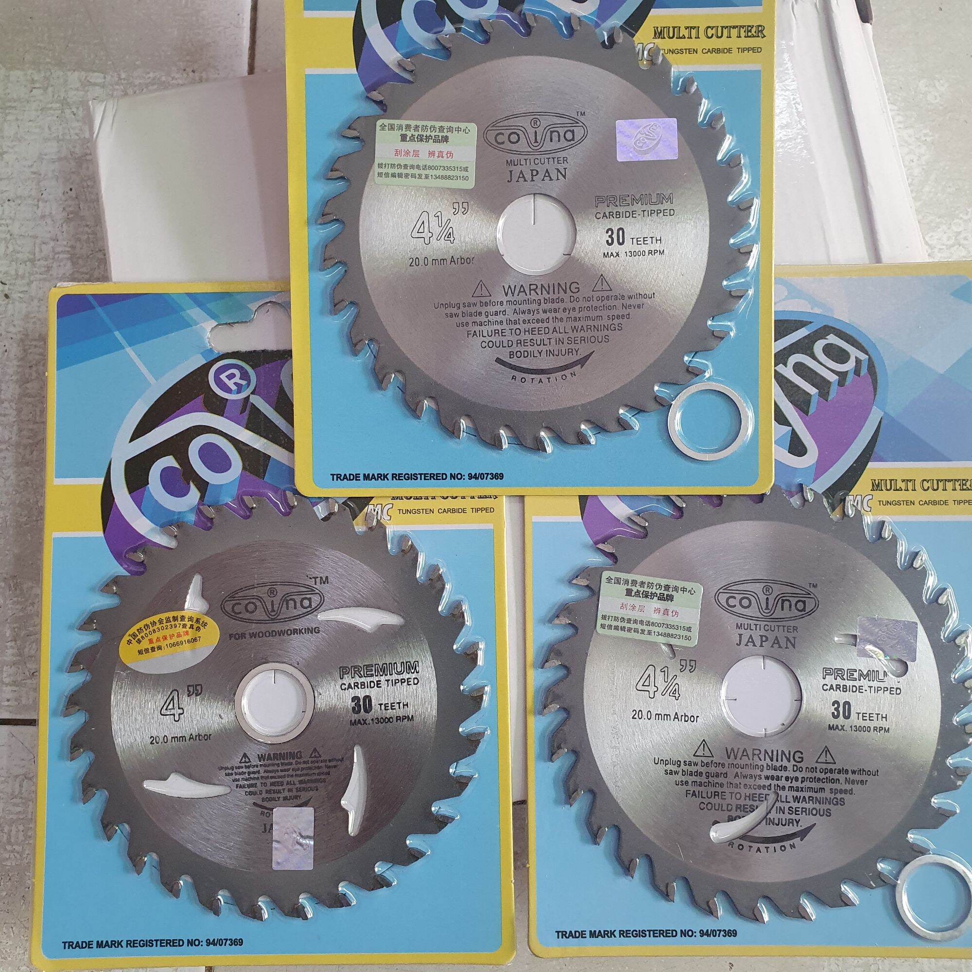 Lưỡi Cưa Gỗ Cắt Gỗ COVINA 1 TẤC (100mm)  30 RĂNG