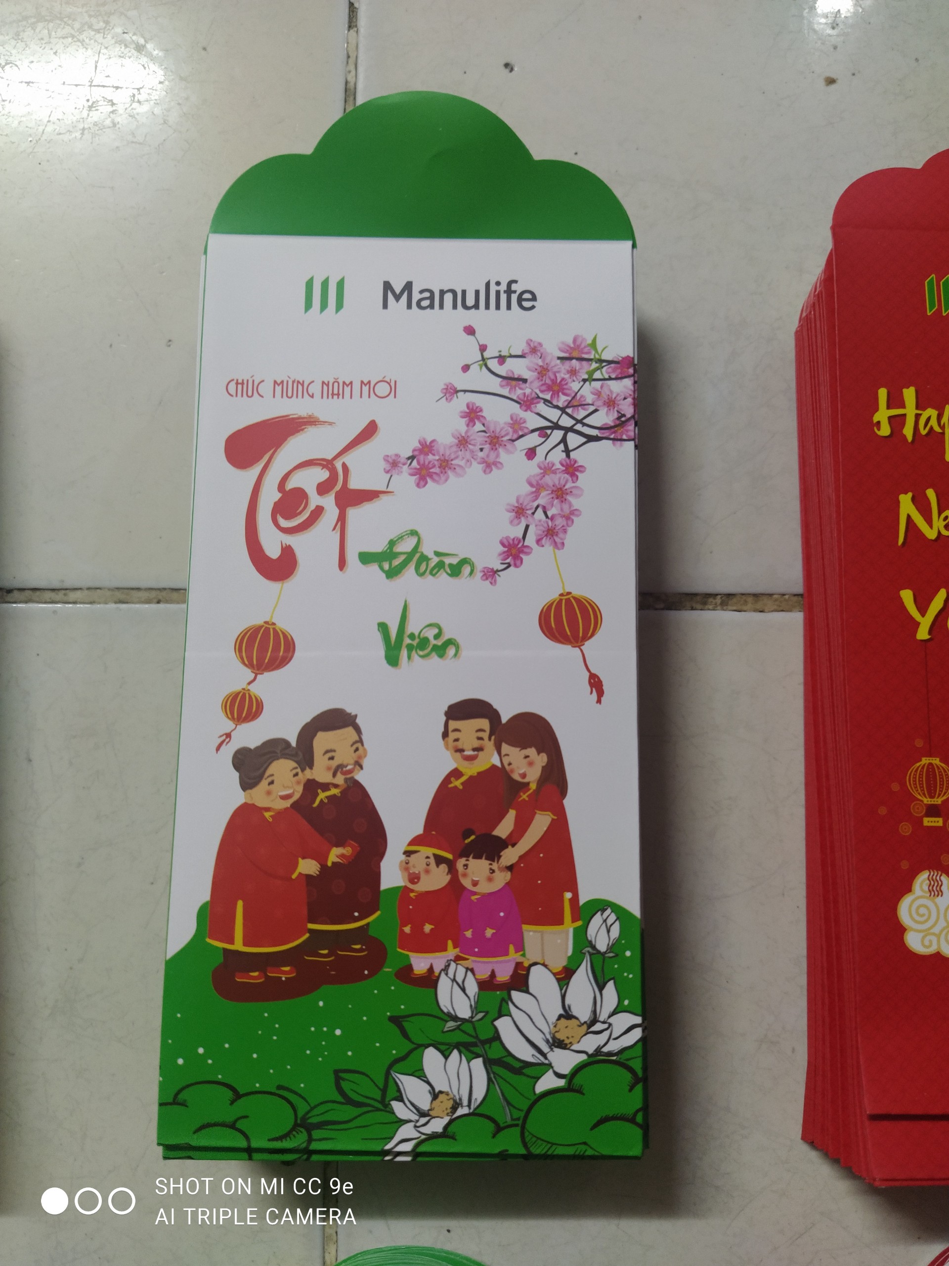 COMBO 30 BAO LÌ XÌ MANULIFE MẪU MỚI