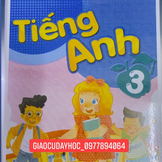 Flashcard tiếng anh lớp 3 bộ giáo dục - thiết kế 2 mặt ép plastics bền đẹp