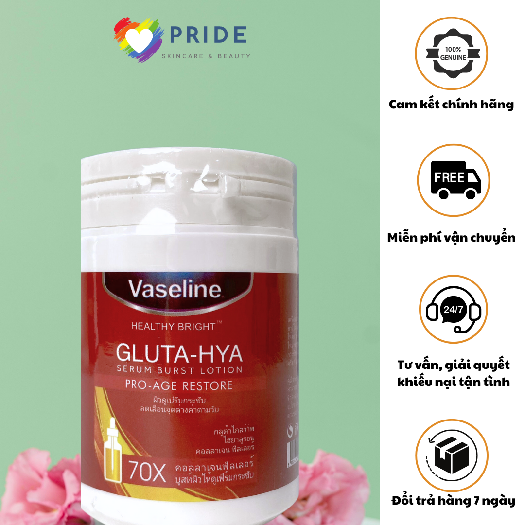 Kem Kích Trắng  Vaseline Healthy Bright Gluta-Hya