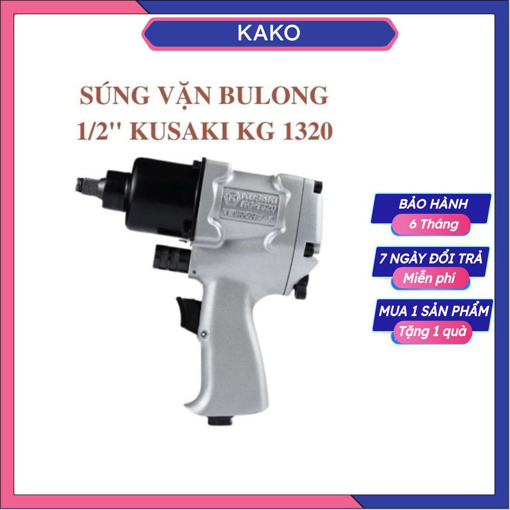 Súng bắn bulong Kusaki Kg1320 chân 1/2 inch