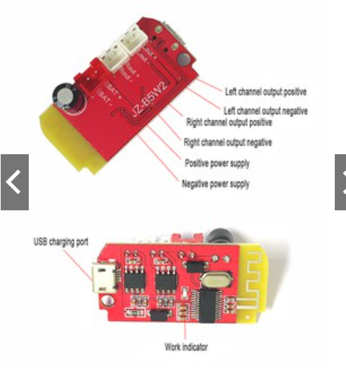 Mạch loa bluetooth, mạch loa Bluetooth 4.2 2x5W DW-CT14