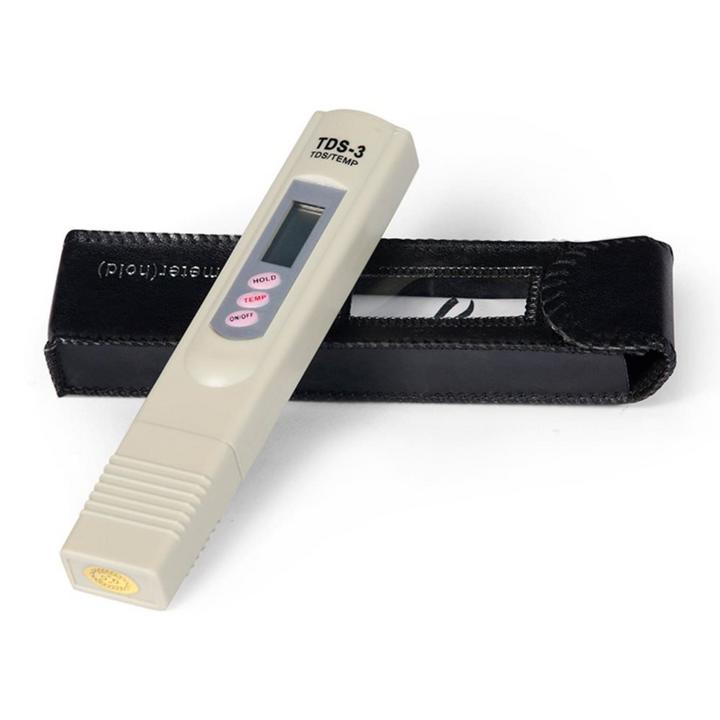 Combo  bút thử nước TDS-3 kèm bao da và bút đo độ PH