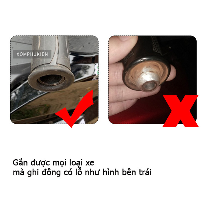 [HCM]Gương Gù Gắn Ghi Đông Xe Máy [ Giá 1 Chiếc  ]