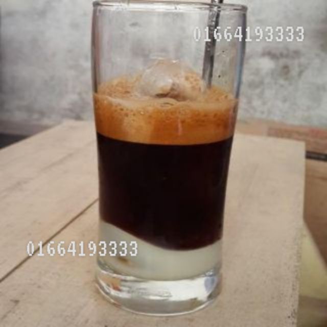 Ly thủy tinh cafe đá cong 245ml 6 cái