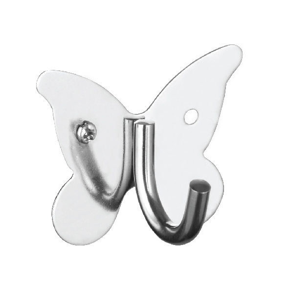 Móc treo đa năng hình bướm 1, 2, 3, 4 chia bằng inox tiện lợi, nhỏ gọn