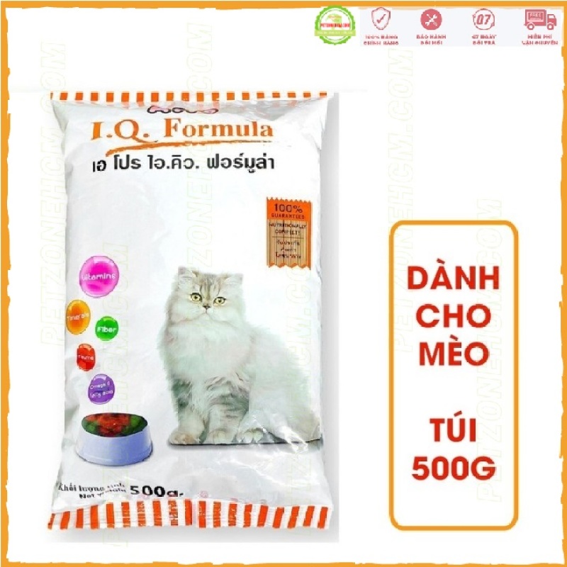 Thức ăn hạt khô cho Mèo APro IQ Formula 500g 🏷️ FREESHIP🏷️ thức ăn công thức giá rẻ tăng cường IQ, Vitamin, chất dinh dưỡng rau củ cải thiện trí thông minh thú cưng