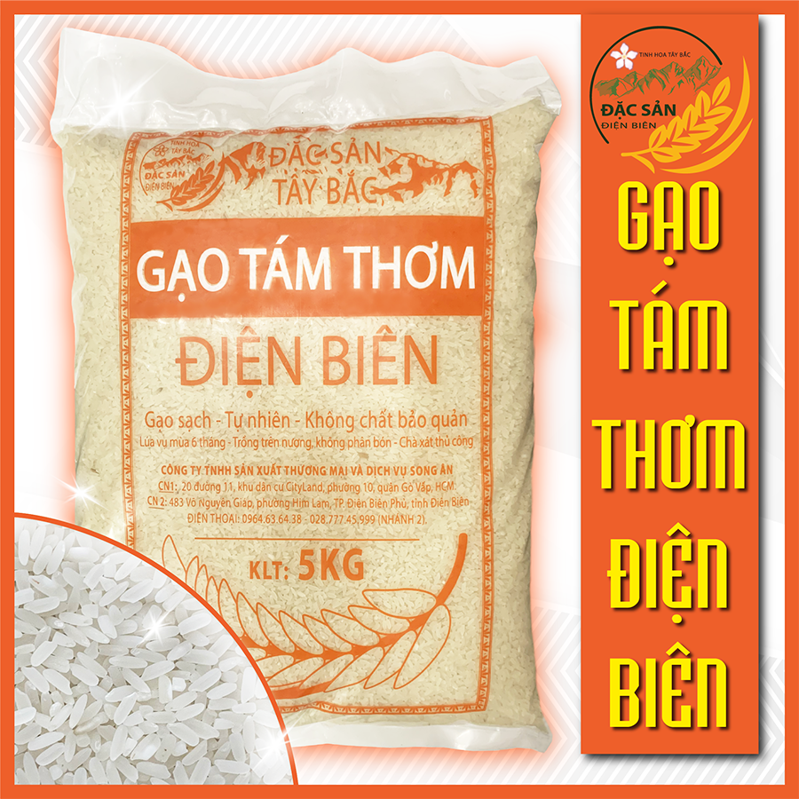 [HCM]Gạo Tám Thơm Điện Biên