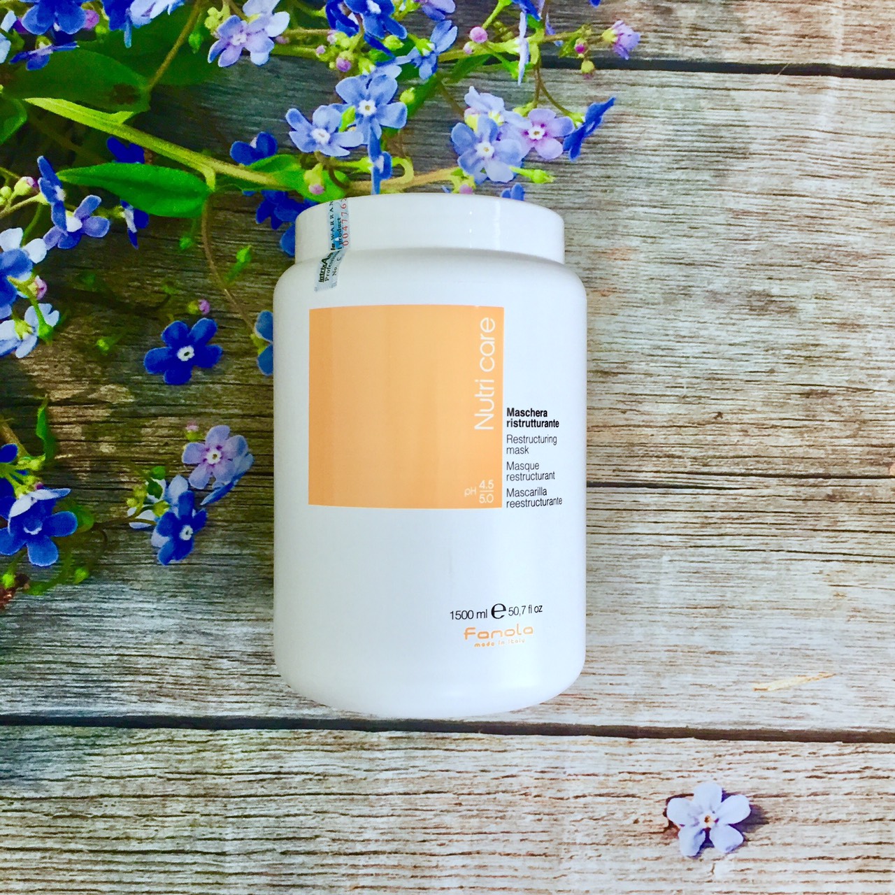 Hấp dầu tóc khô Fanola Nutricare 1500ml (ITALY)- Hũ
