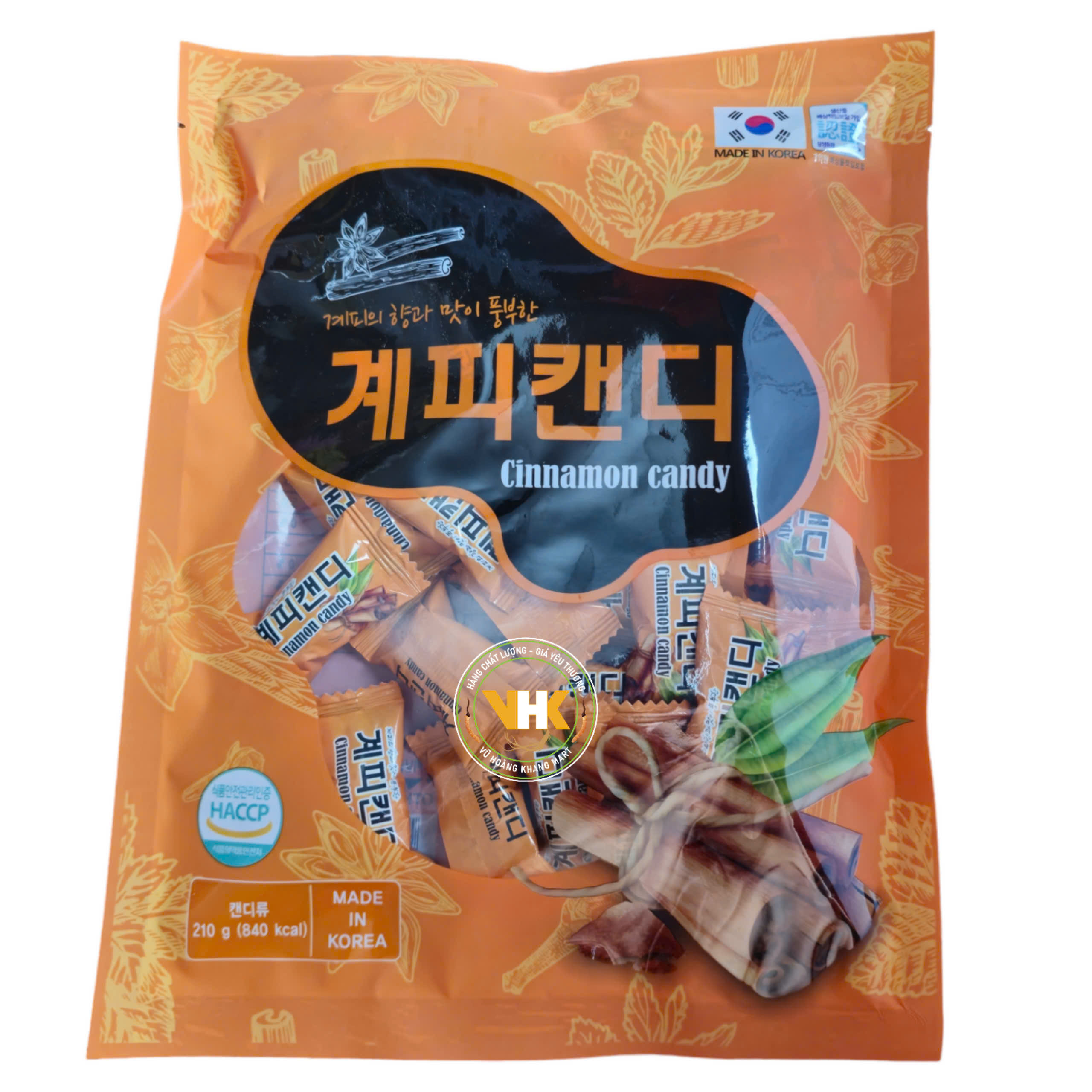 Kẹo thảo mộc quế hàn quốc 210gr