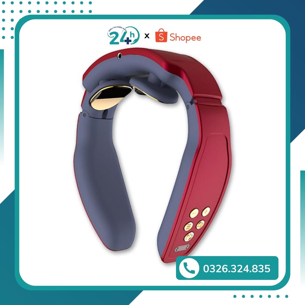 Máy massage cổ 3d xung điện cao cấp HM-X85