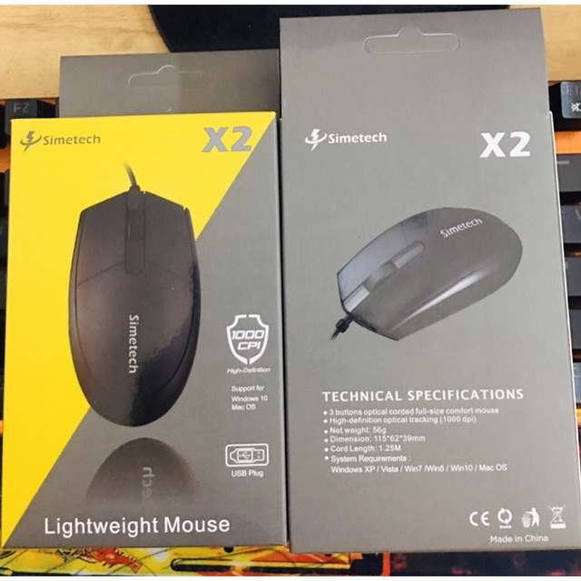 Chuột simetech x2 usb