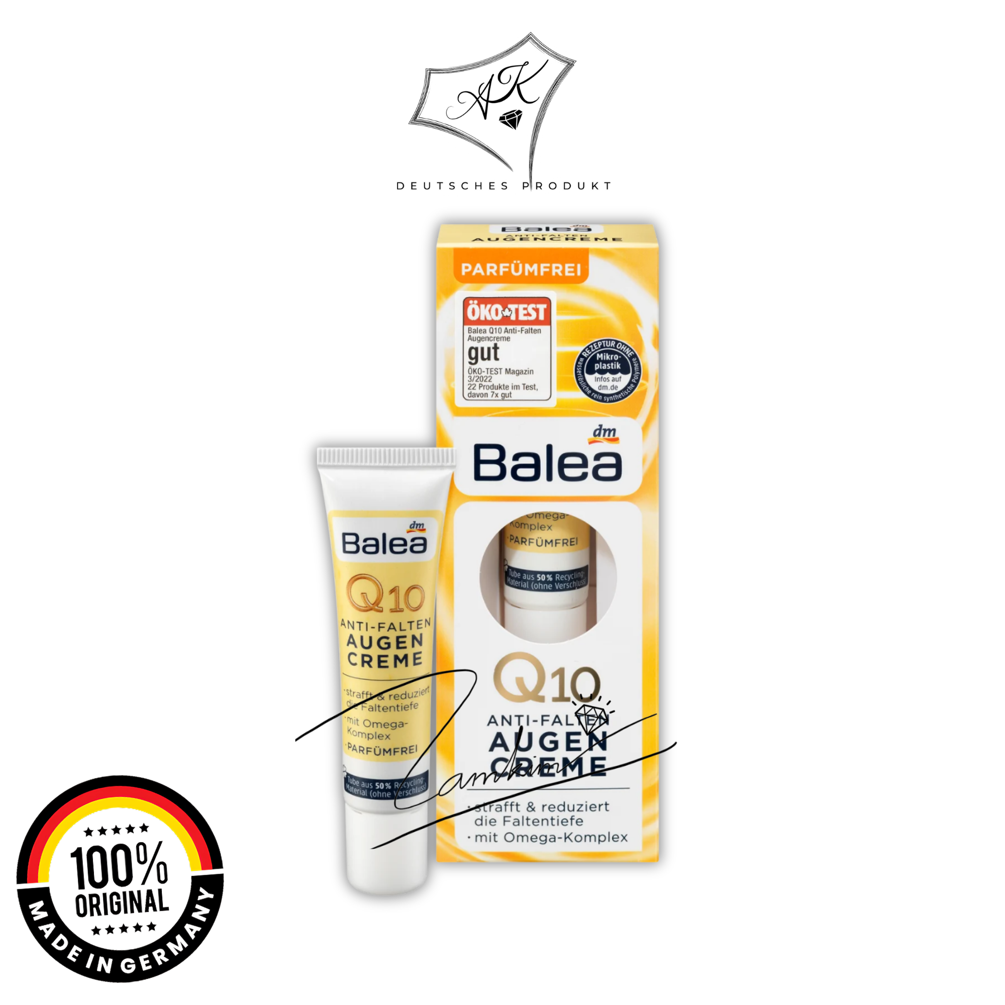 [ Hàng Đức ] Lăn dưỡng mắt Balea - Đức - 15ml