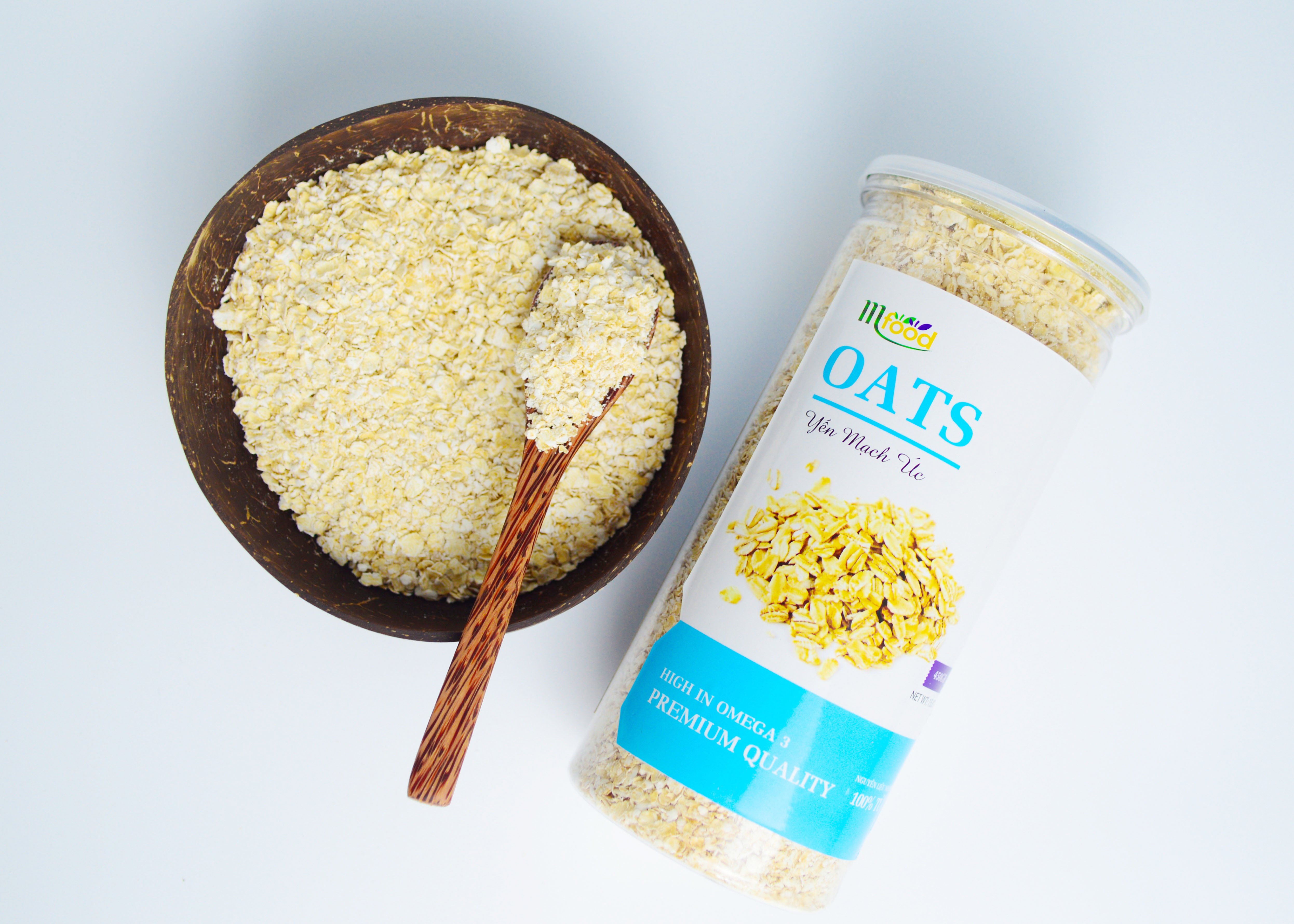[HCM]Yến mạch Mfood Hủ 450g - Hạt vỡ