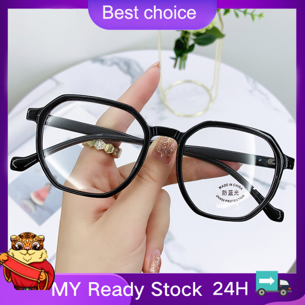 Giá bán 🔥 Còn hàng🔥2022 New Trendy Glasses Women Anti-Blue Ray Eyeglasses Fashion Computer Optical Eye Wear Frame Transparent Spectacle Mirror