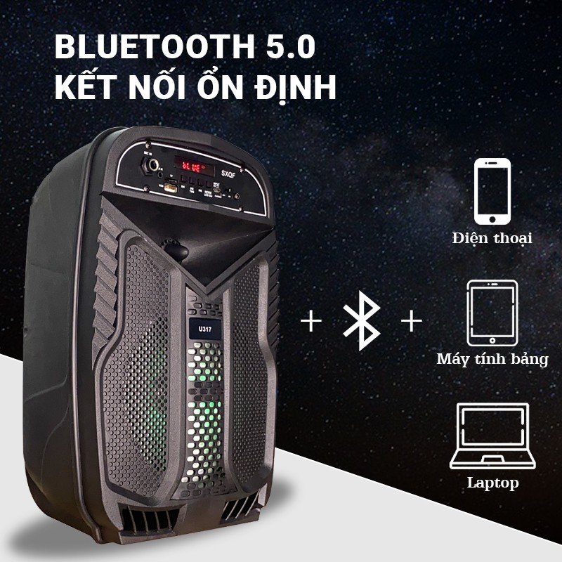 [HCM]Loa Bluetooth Hát Karaoke KTS-936 Tặng Kèm Mic
