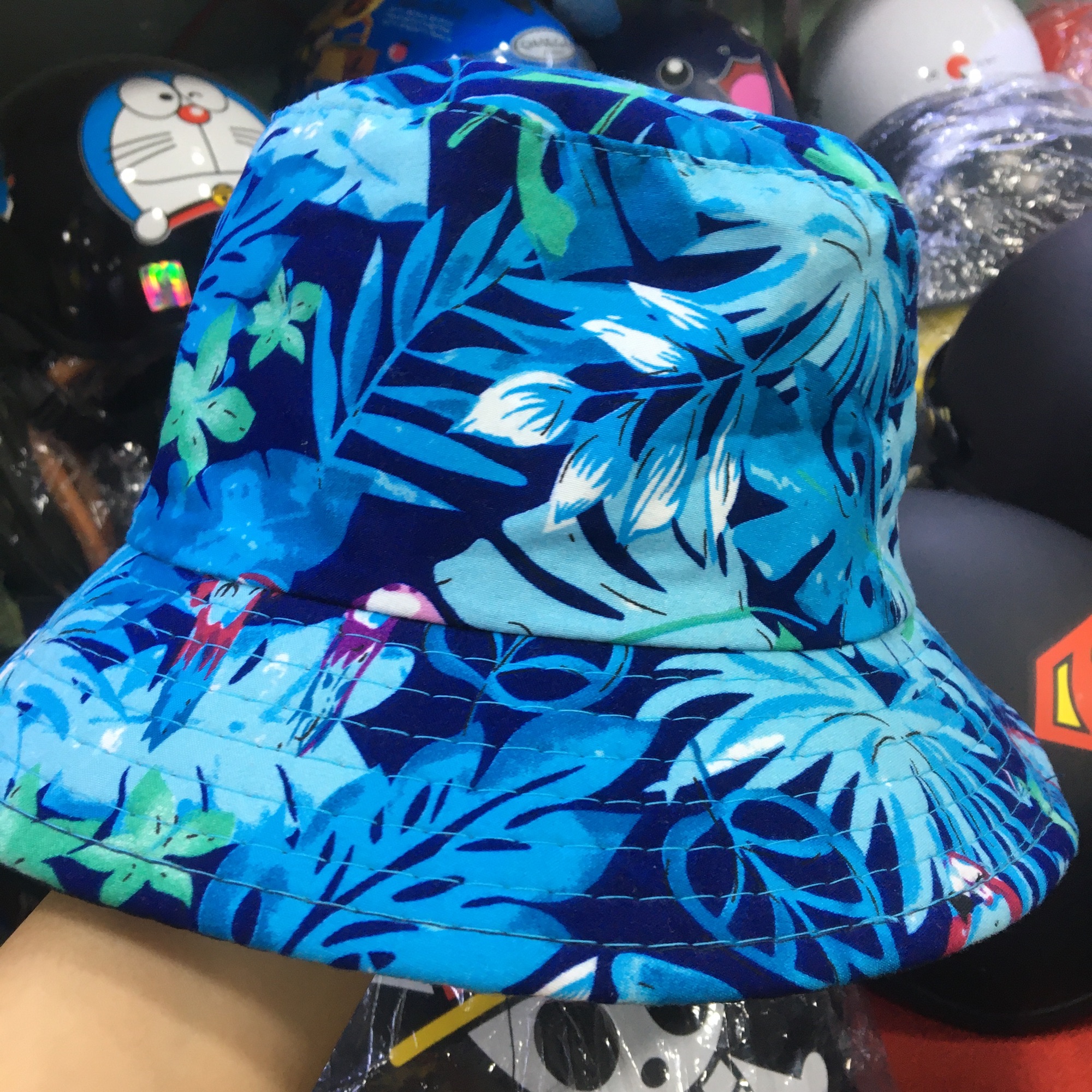 Nón bucket dưa hấu vàng
