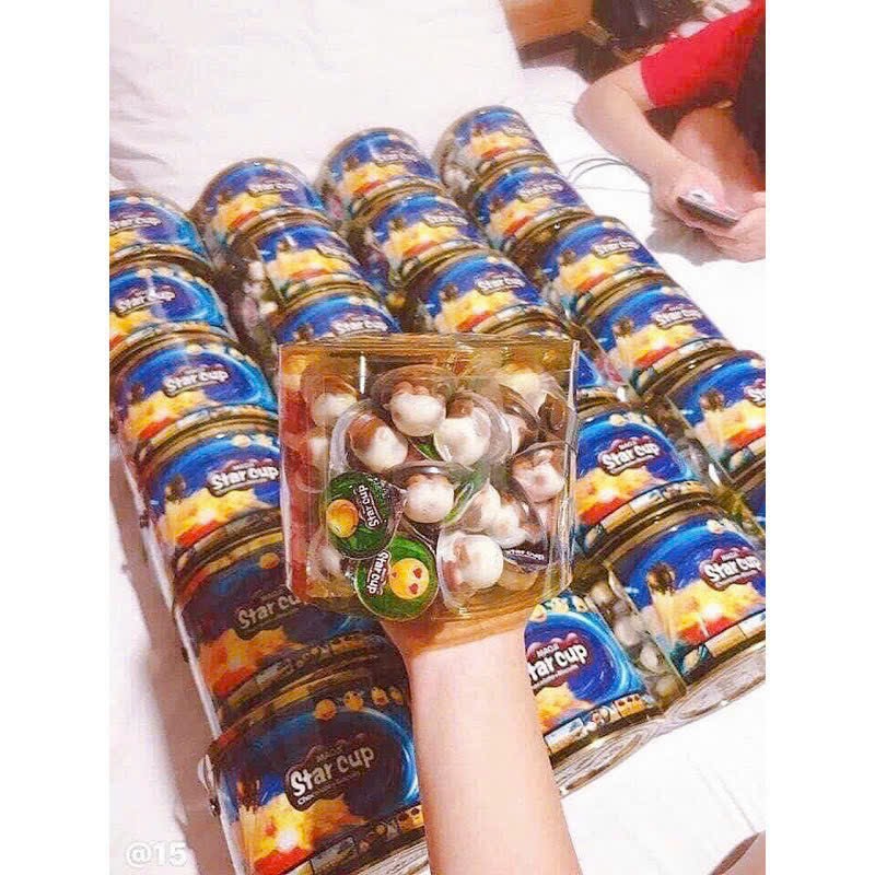 BÁNH CHẤM SOCOLA THÁI LAN ( Maoji - Star Cup) HỘP 100 HỦ BÁNH