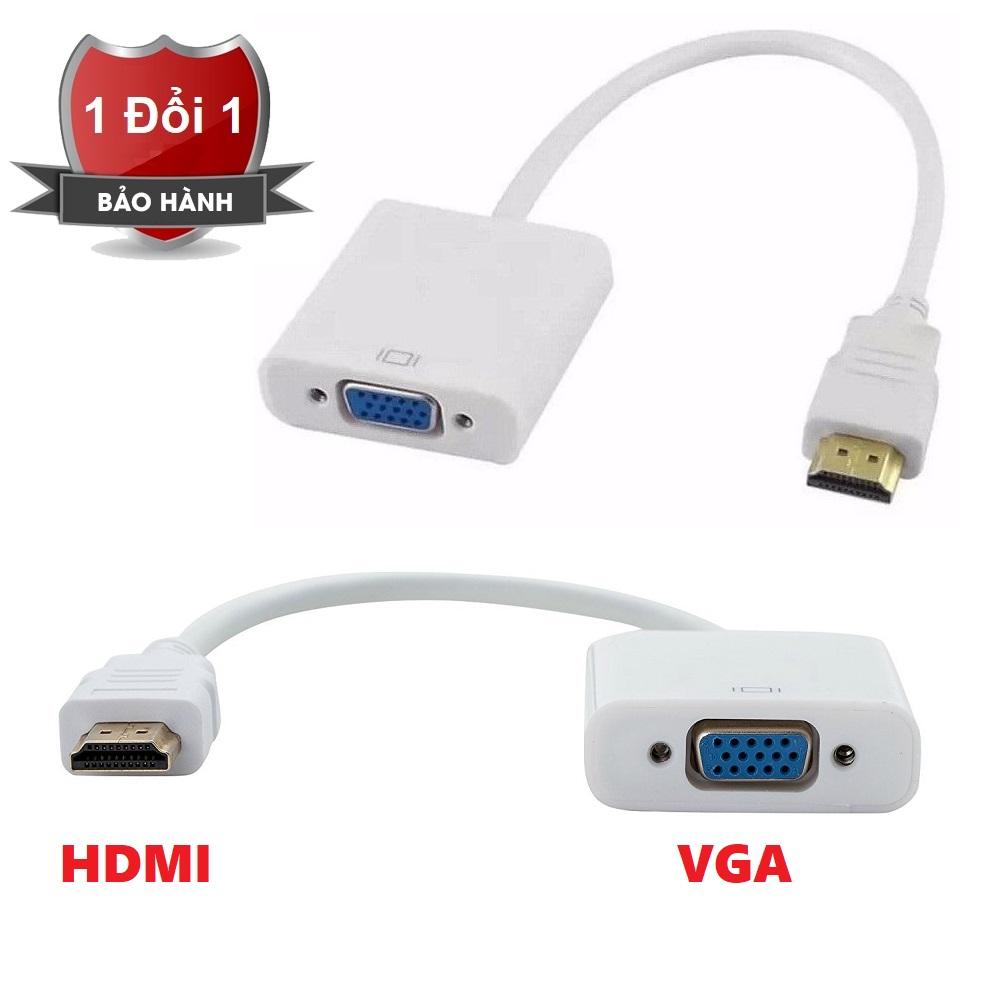 Cáp chuyển đổi HDMI sang VGA Adapter (Trắng)