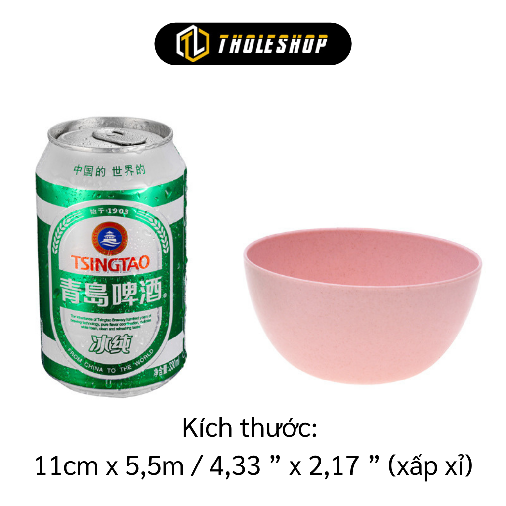 Chén lúa mạch - Chén ăn cơm nhựa lúa mạch đựng thức ăn đẹp - Chén ăn dặm lúa mạch cho bé, an toàn
