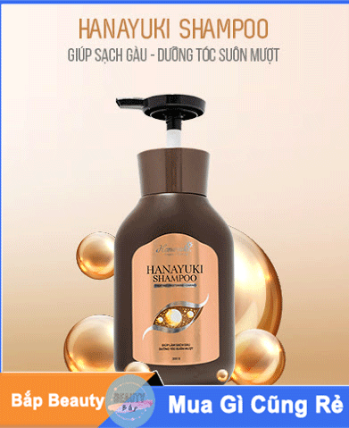 Dầu gội dưỡng tóc chắc khỏe Hanayuki Shampoo 300ml