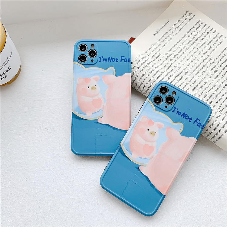 [HCM]Ốp iPhone Im Not Fat iPhone 7Plus/8Plus/X/Xs Max/11/11 Pro Max/12/12 Pro/12 Pro Max - ốp iphone