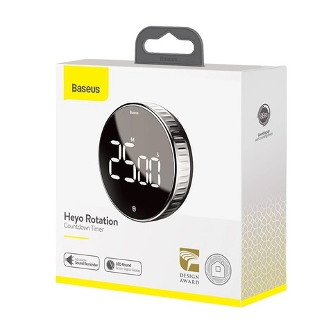 Đồng Hồ hẹn giờ đếm ngược có âm thanh Baseus Heyo Rotation Countdown Timer