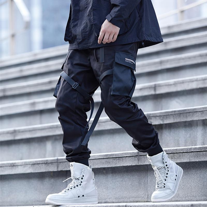 Quần JOGGER Túi Hộp Phối Dây Chéo Ngang Gối Cá Tính Chất Thun BC Cao Cấp Siêu Co Giãn Thời Trang FORYOU JOGGER NAM 9000025CCCC