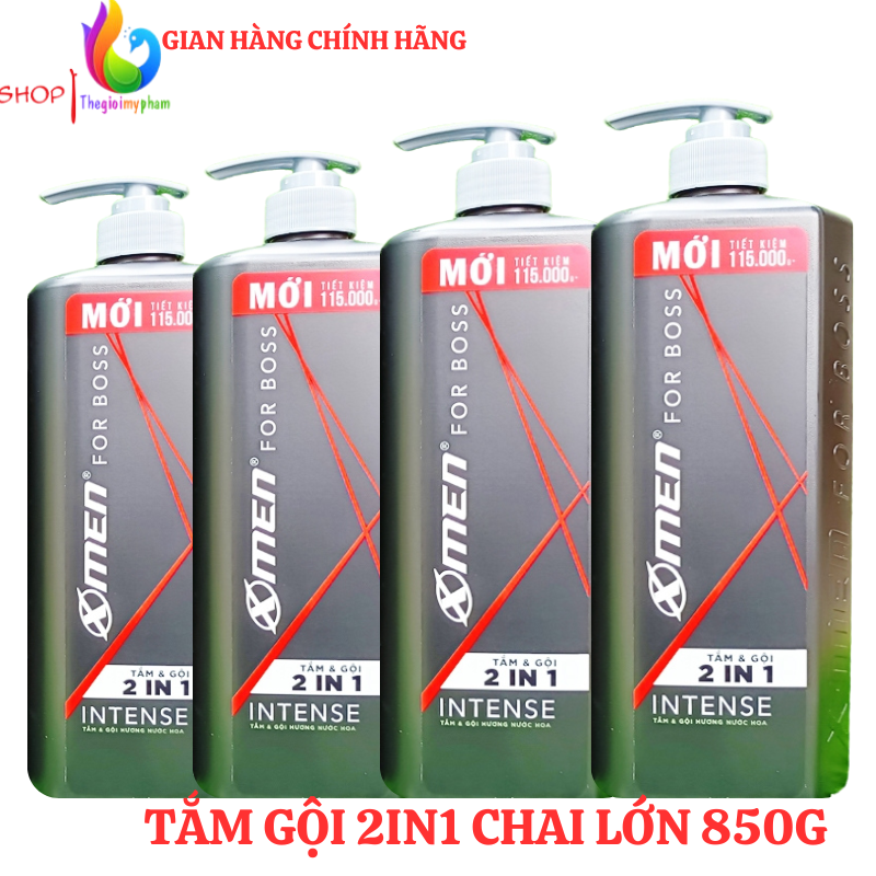 Dầu Gội Xmen For Boss Intense 850g