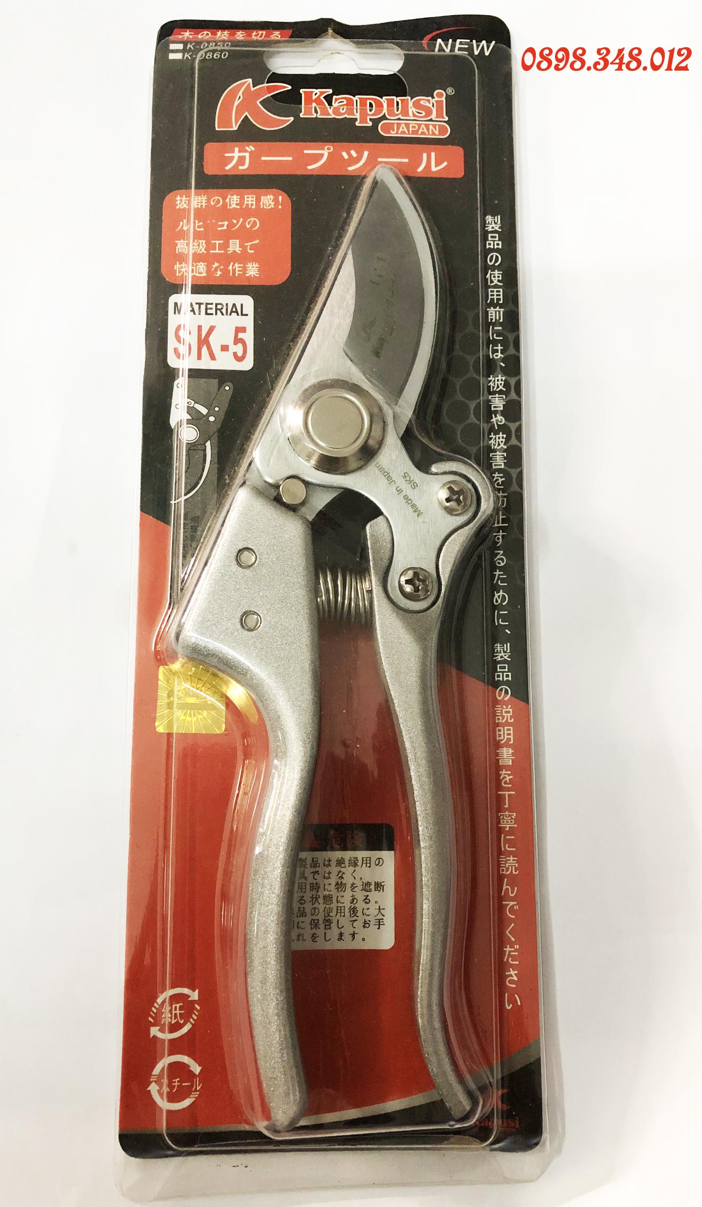 KÉO CẮT CÀNH TRẮNG KAPUSI  K- 0850