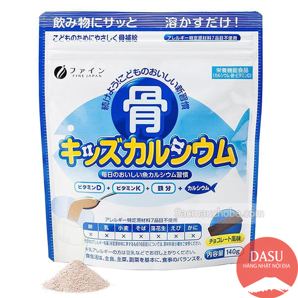 Bột xương cá tuyết bổ sung canxi chiết xuất từ cá tuyết nhật bản fine túi 140g