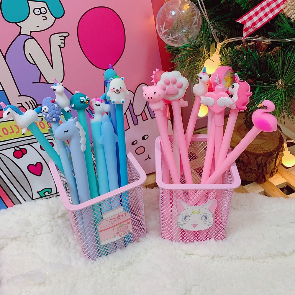 [GIÁ HUỶ DIỆT] SET 20 BÚT BI cute kèm TÚI BÚT
