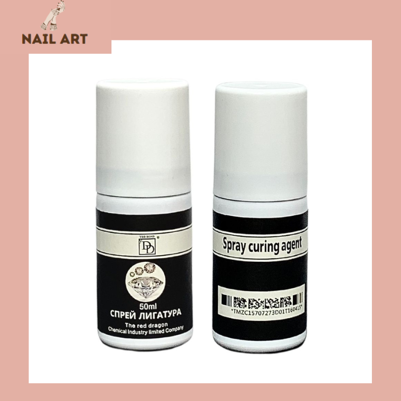 Chai xịt sáng đá khô keo 50ml, Xịt sáng đá nhanh khô keo mẫu mới giúp đá nail siêu sáng, Nước Xịt Sáng Đá Khô Keo chuyên dụng cho dân làm móng, phụ kiện nail