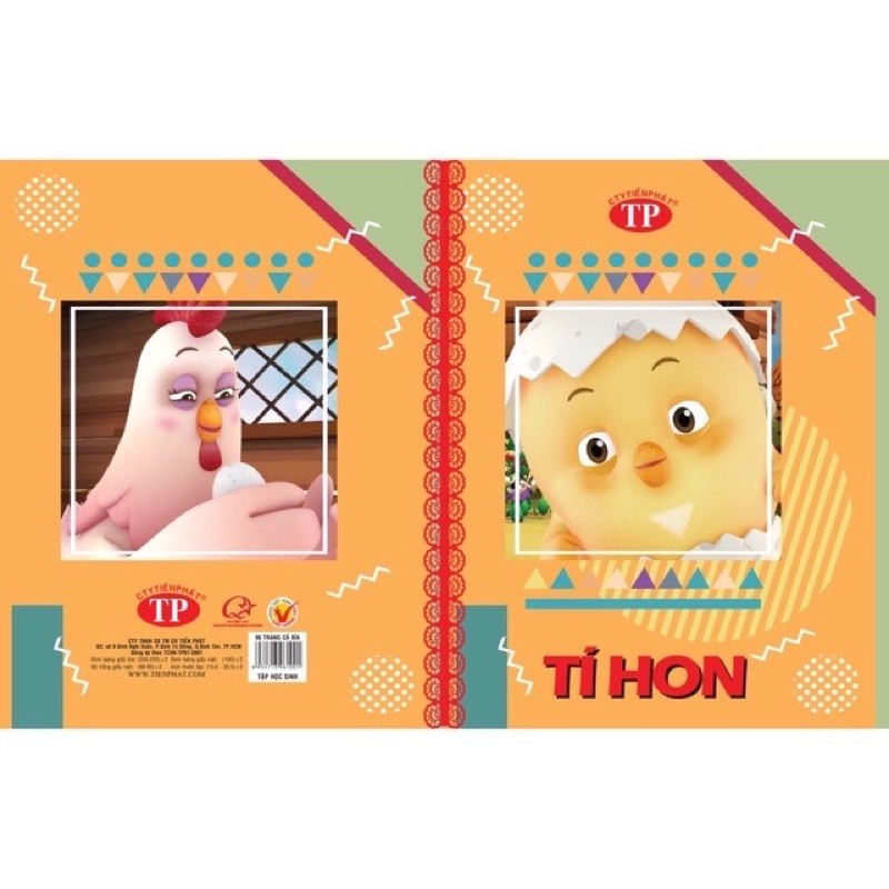 Tập tiến phát 96tr 100gsm - 4 ô ly