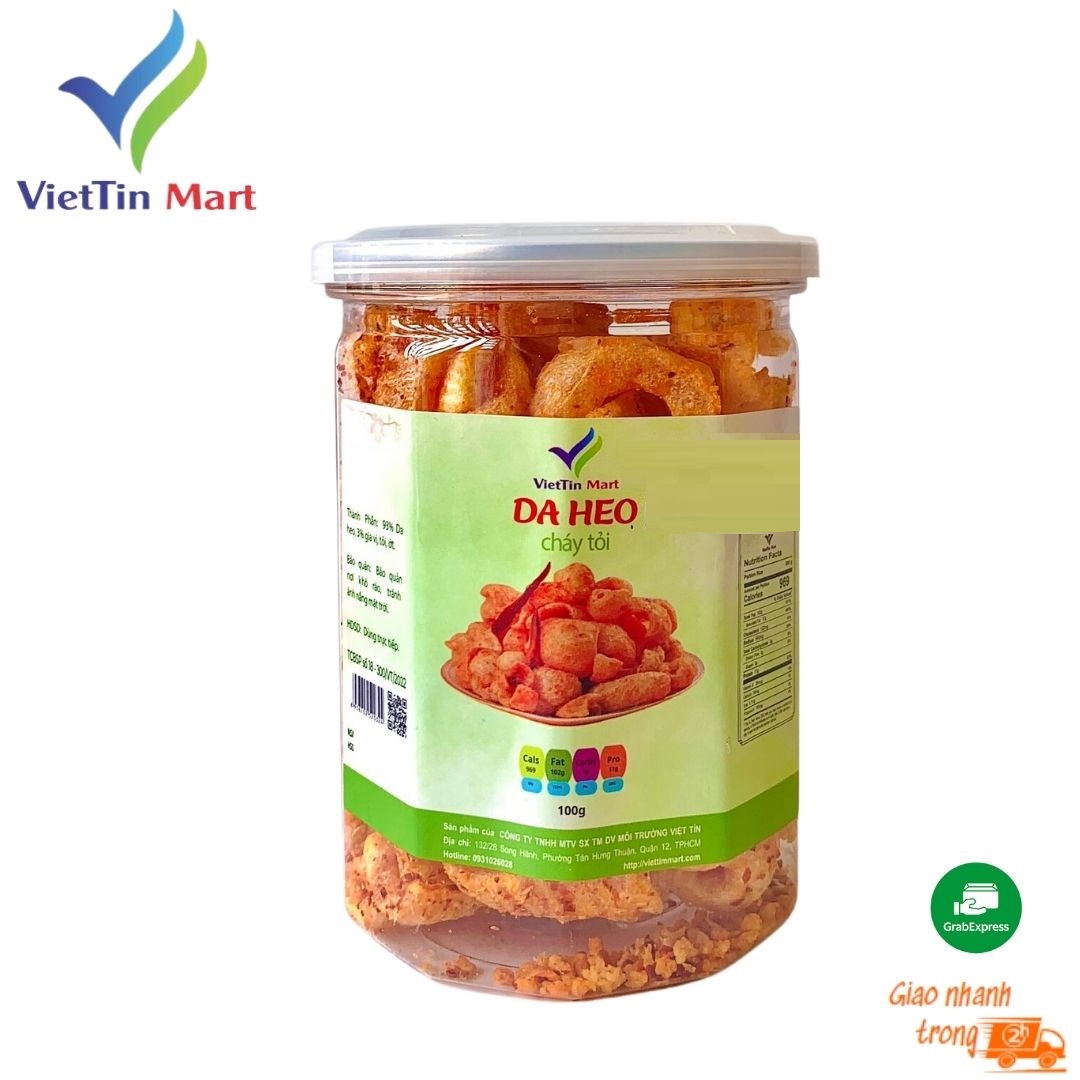 100GR_ Da heo cháy tỏi loại ngon - Viettin Mart