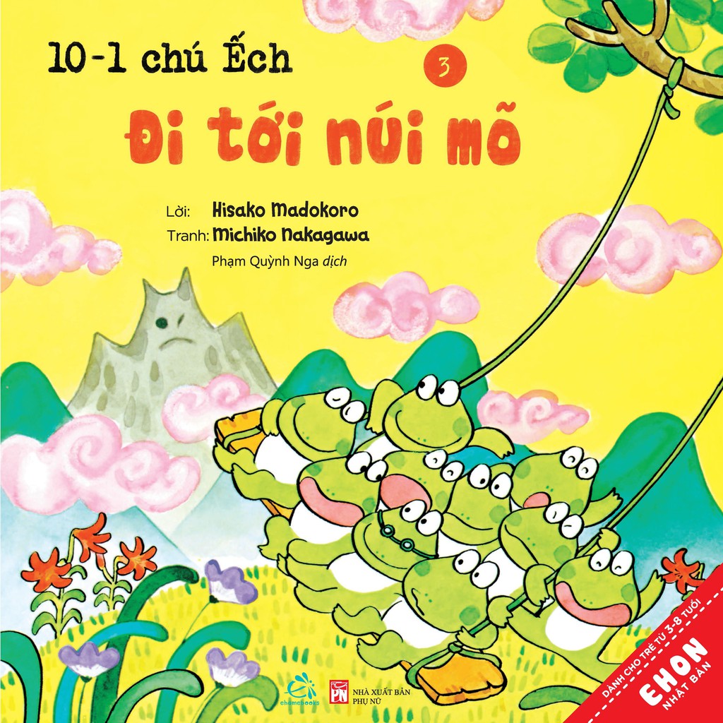 Sách Ehon - Combo 10 chú Ếch phần 1 (Tập 1-6)