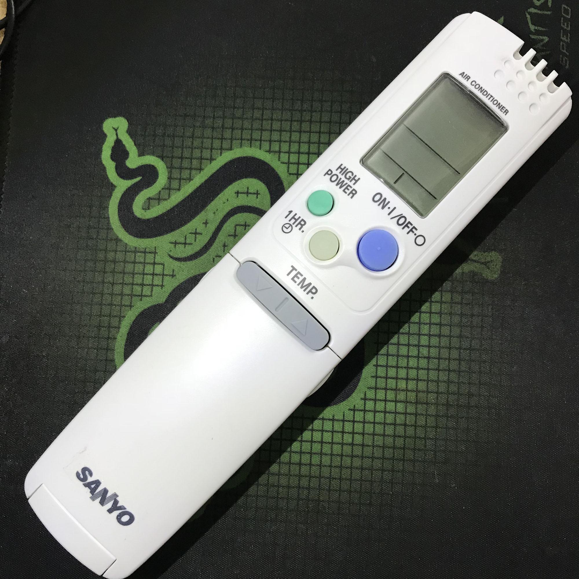 Điều khiển điều hòa sanyo 02 - 1 chiều (trắng)