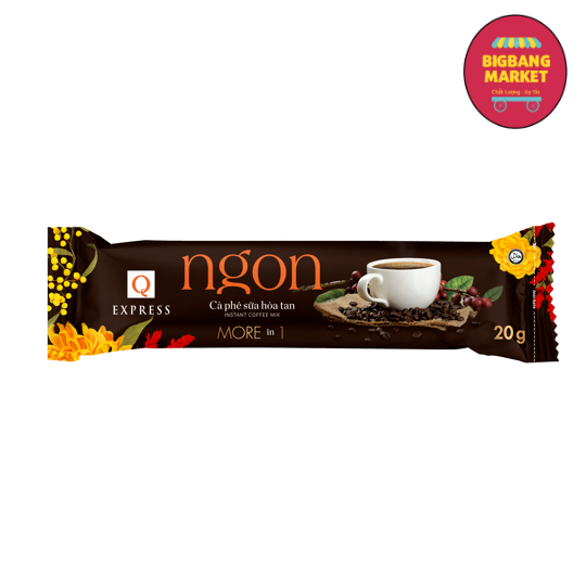 Cà Phê Ngon Trần Quang ( cà phê sữa More in 1), gói 24 tip