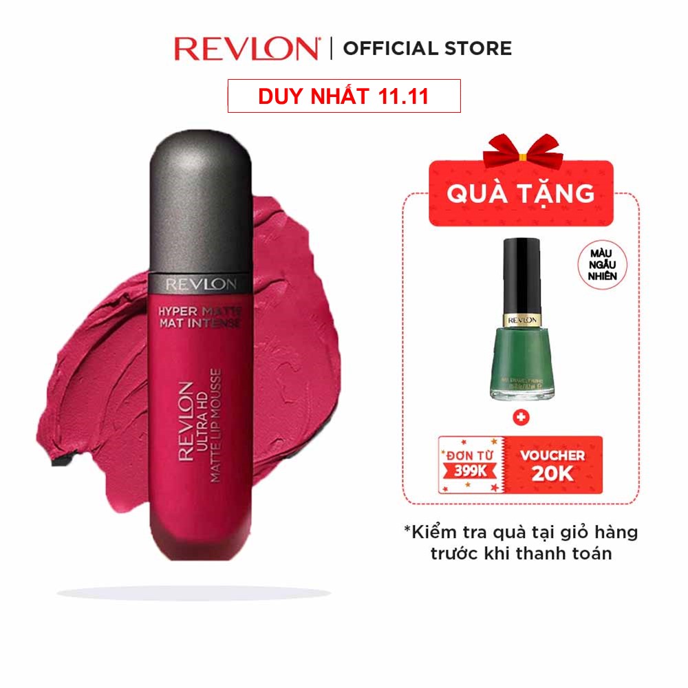 Son kem siêu lì Revlon Ultra HD Lip Mousse 5.9ml