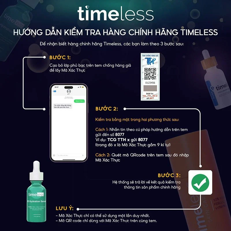 Tinh Chất Làm Dịu, Phục Hồi Da Timeless Vitamin B5 Serum 30ml