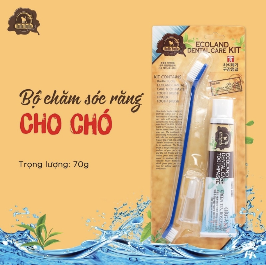 Bộ chăm sóc răng Budle Budle cho chó 70g