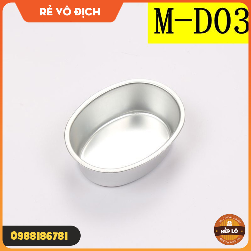 Khuôn Oval Nhôm Đúc mini M-D00, M-D03. M-D04
