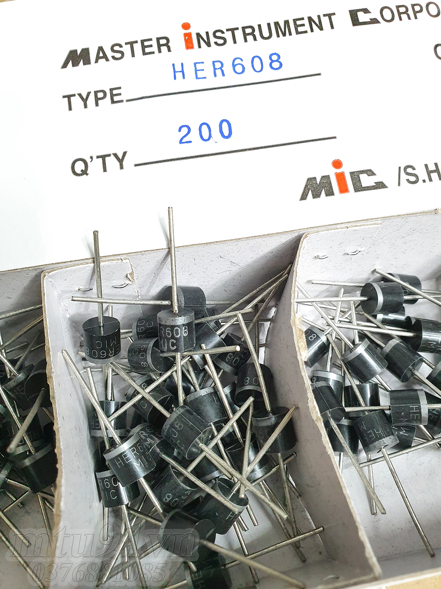 Bộ 10 chiếc - Diode xung HER608 6A 1000V