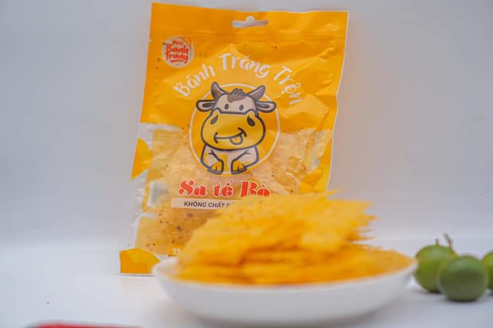 BÁNH TRÁNG TRỘN VỊ SATE BÒ SIZE (S) 23g