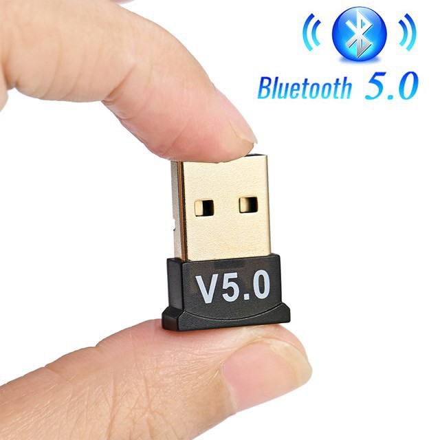 Bộ Thiết bị USB Bluetooth 5.0 Dongle CSR, thu phát bluetooth tốc độ cao cho PC và Laptop cao cấp