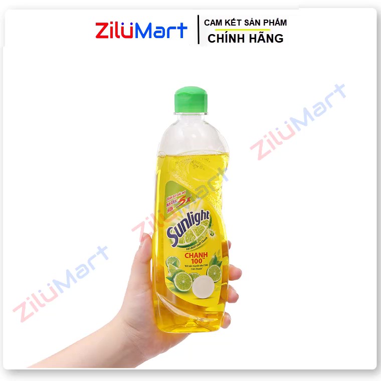 Nước rửa chén Sunlight Chanh 100 chai 400g