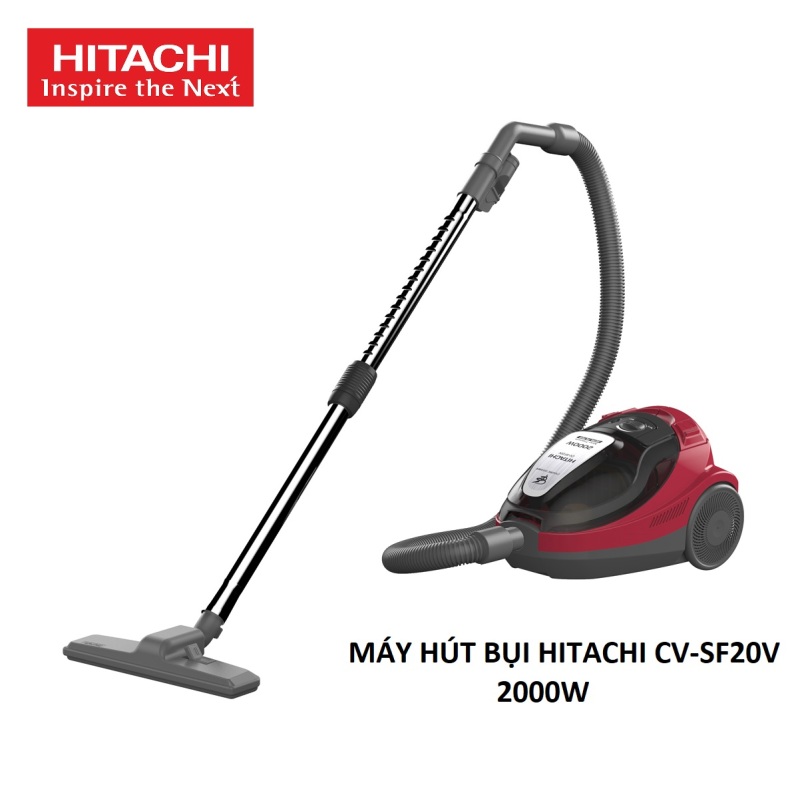 Máy Hút Bụi Hitachi CV-SF20V 2000W - Hút Mạnh, Lọc Hepa & Nano Titanium - Sản Xuất Tại Thái Lan - Hàng Chính Hãng